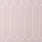 Ivy Hill Tile Axis 2.6 in. x 13 in. White Polished Picket Ceramic Wall ...