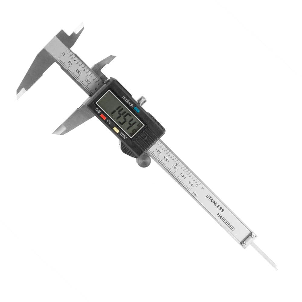 Stalwart 6 In Electronic Digital Caliper Hw5500005 The Home Depot