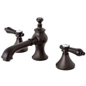 Heirloom 8 in. Widespread 2-Handle Bathroom Faucet in Oil Rubbed Bronze