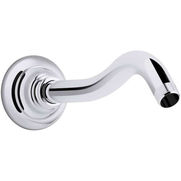 KOHLER Artifacts 10-11/16 in. Shower Arm and Flange in Polished Chrome