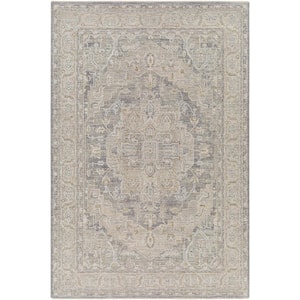 Valentino Coal Medallion 9 ft. x 12 ft. Indoor Area Rug