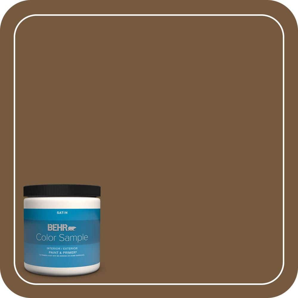 8 oz. #290F-7 Wooden Cabin Satin Enamel Interior/Exterior Paint & Primer Color Sample price history on PriceWatchPro