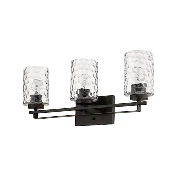 Acclaim Lighting Livvy 24 In 3 Light Oil Rubbed Bronze Vanity Light In40012orb The Home Depot 3105