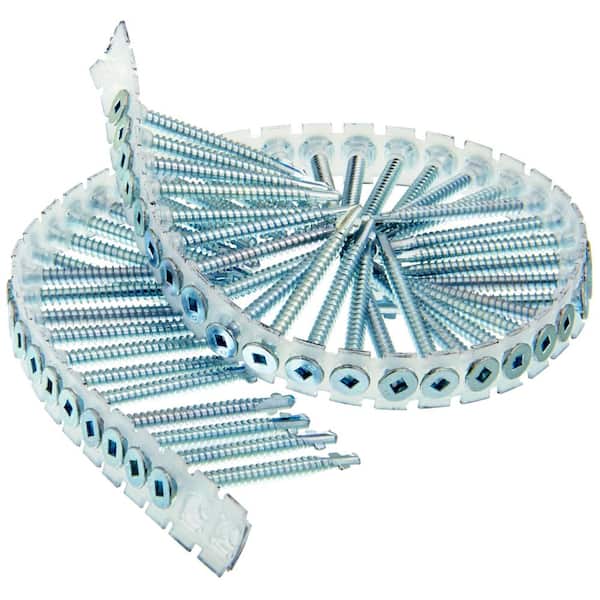 #8x2 #2 Square Epoxy E-Coat Wafer with Nibs Wing Drill Fine Thread (1000 Box)