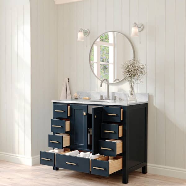 ARIEL Cambridge 42 in. W x 22 in. D x 35.25 in. H Vanity in