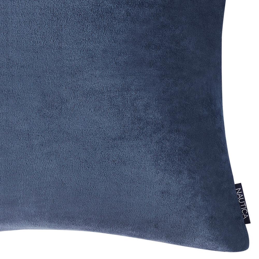 Navy Ultra Soft Plush Euro Sham with Zipper Closure