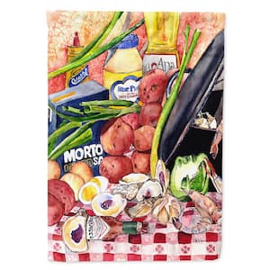 28 in. x 40 in. Polyester Gumbo and Potato Salad Flag Canvas House Size 8825 2-Sided Heavyweight