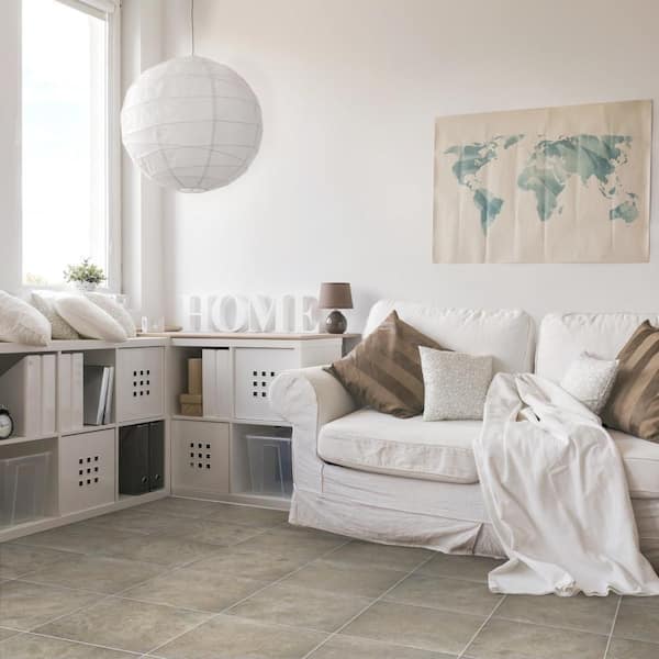 Merola Tile Roma Taupe 13 in. x 13 in. Porcelain Floor and Wall