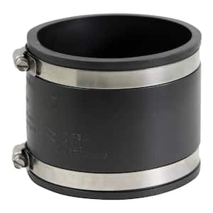 5 in. PVC Flexible Coupling with Stainless Steel Clamps