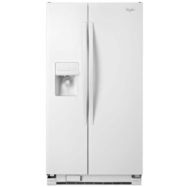 Whirlpool 36 in. W 24.5 cu. ft. Side by Side Refrigerator in White