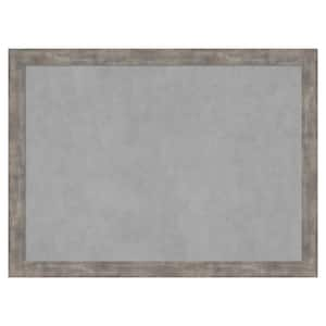 Marred Pewter 31 in. x 23 in. Magnetic Board, Memo Board