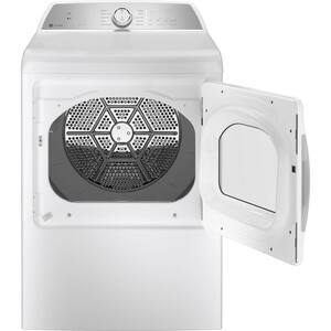 7.4 cu. ft. Smart White Gas Dryer with Sanitize Cycle and Sensor Dry, ENERGY STAR