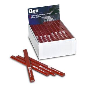 Carpenter Pencils in Red Casing Hard Black Lead (72-Pack)