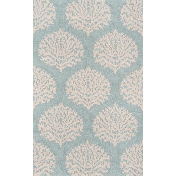 Momeni Veranda Blue 8 ft. x 10 ft. Indoor Area Rug