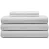 Brookside 5-Piece White Solid 600 Thread Count Cotton Blend California ...