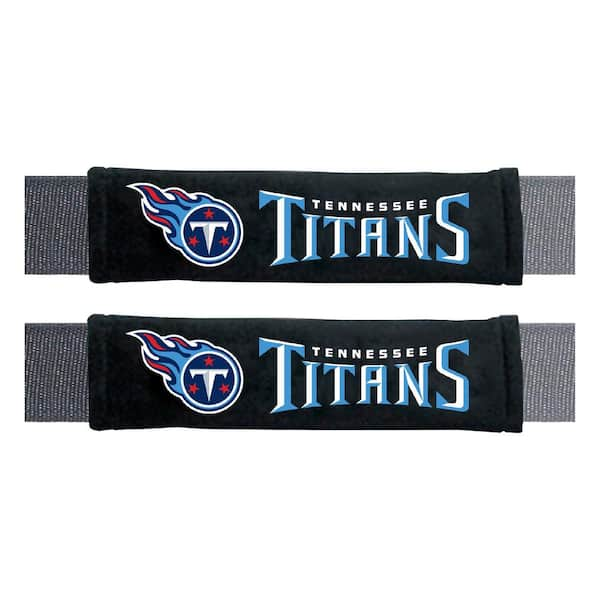 Fanmats 32063 Tennessee Titans Embroidered Seatbelt Pad - 2 Pieces