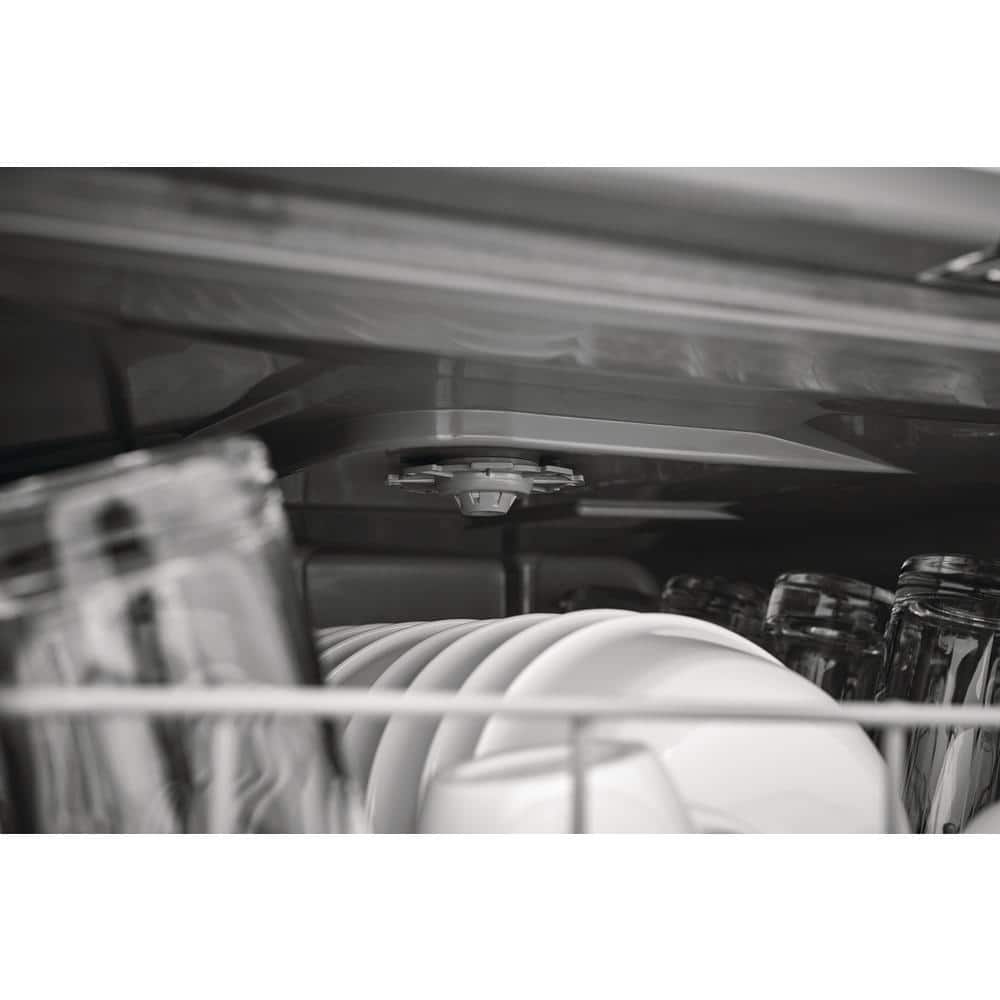 Frigidaire 24" Black Front-Control Built-In Dishwasher