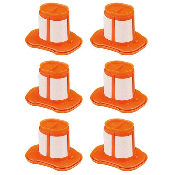 Handheld Vacuum Filter Washable Replacement Filter for Advanced Clean Series Hand Vacuums, 6 Pack