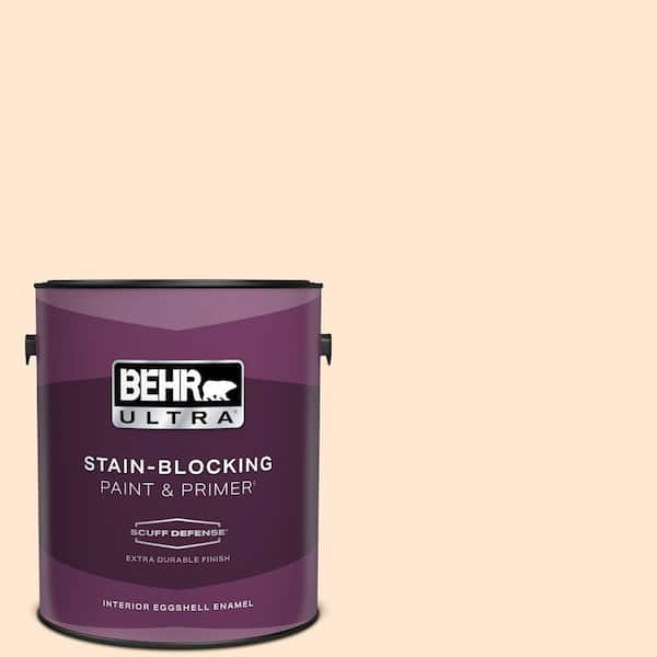 BEHR ULTRA 1 gal. #P210-1 Sour Candy Extra Durable Eggshell Enamel Interior Paint & Primer