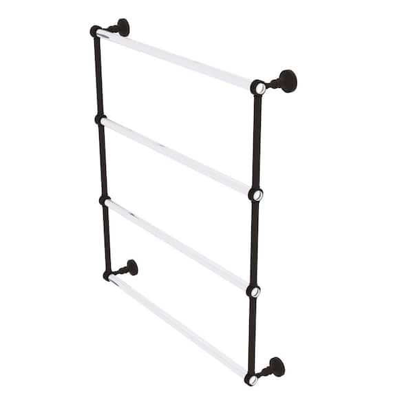 Pacific Grove Collection 30 in. Wall Mounted Towel Bar in Oil Rubbed Bronze with Dotted Accents