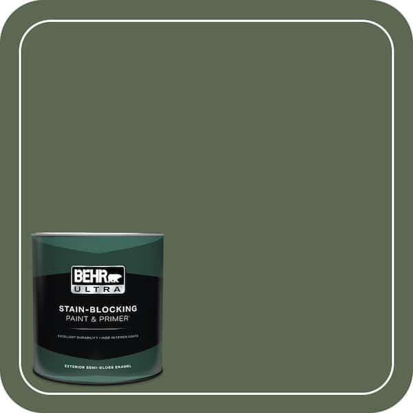 BEHR ULTRA 1 qt. #S390-7 Trailing Vine Semi-Gloss Enamel Exterior Paint & Primer