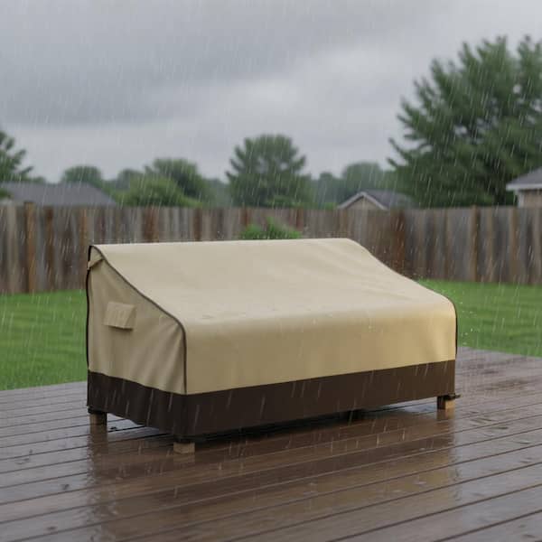80 in. L x 38 in. W x 35 in. H Waterproof Outdoor Patio Furniture Cover