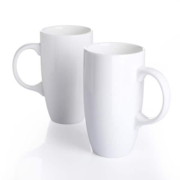Large Coffee Mugs Set of 6, 18 Oz Ceramic Mugs Set with Sturdy Handle for  Coffee