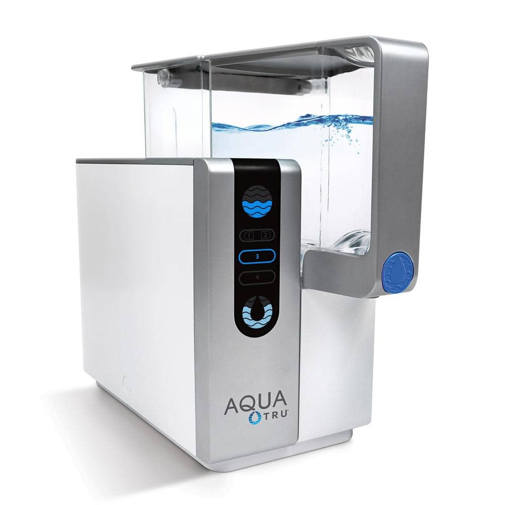 AQUA TRU AquaTru Reverse Osmosis Counter Top Water Filtration System with BPA Free Clean Water Tank AT2000 The Home