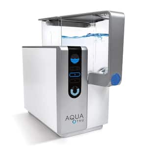 AquaTru Reverse Osmosis Counter Top Water Filtration System with BPA Free Clean Water Tank