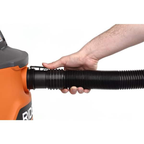 RIDGID 2-1/2 in. x 7 ft. DUAL-FLEX Tug-A-Long Locking Vacuum Hose for RIDGID  Wet/Dry Shop Vacuums LA2520 - The Home Depot