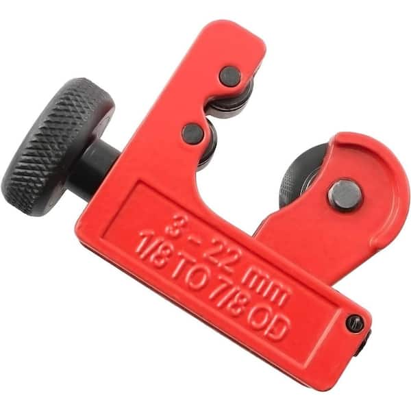 LUKVIZO 1/8 in. to 7/8 in. Mini Adjustable Alloy Steel Tube Cutter in ...