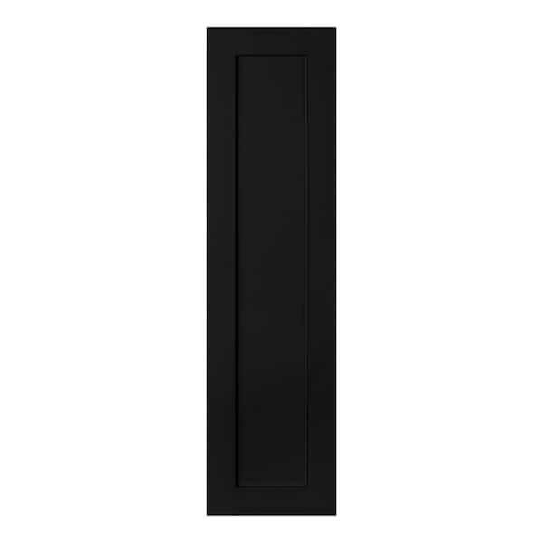 Avondale 11.25 in. W x 42 in. H Wall Cabinet Decorative End Panel in Raven Black