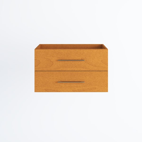 Napa 36 W x 20 D x 20-5/8 H Single Sink Bathroom Vanity Wall Mounted in Pacific Maple - Cabinet Only