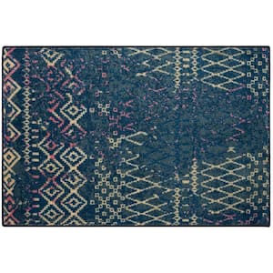 Prale Purple 2 ft. x 3 ft. Moroccan Area Rug