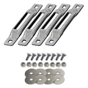SNAP-LOC E-Track Single Strap Anchor Zinc with Self-Drilling