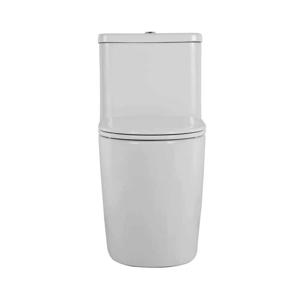 1.1/1.6 GPF Elongated Dual Flush Comfort Height Floor Mounted One Piece Toilet with Soft Close Seat in White price history on PriceWatchPro