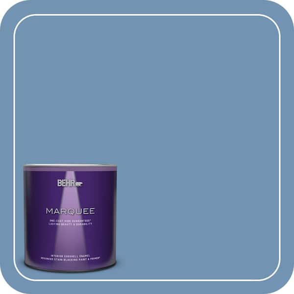 BEHR MARQUEE 1 qt. #T13-5 Belladonna Eggshell Enamel Interior Paint & Primer