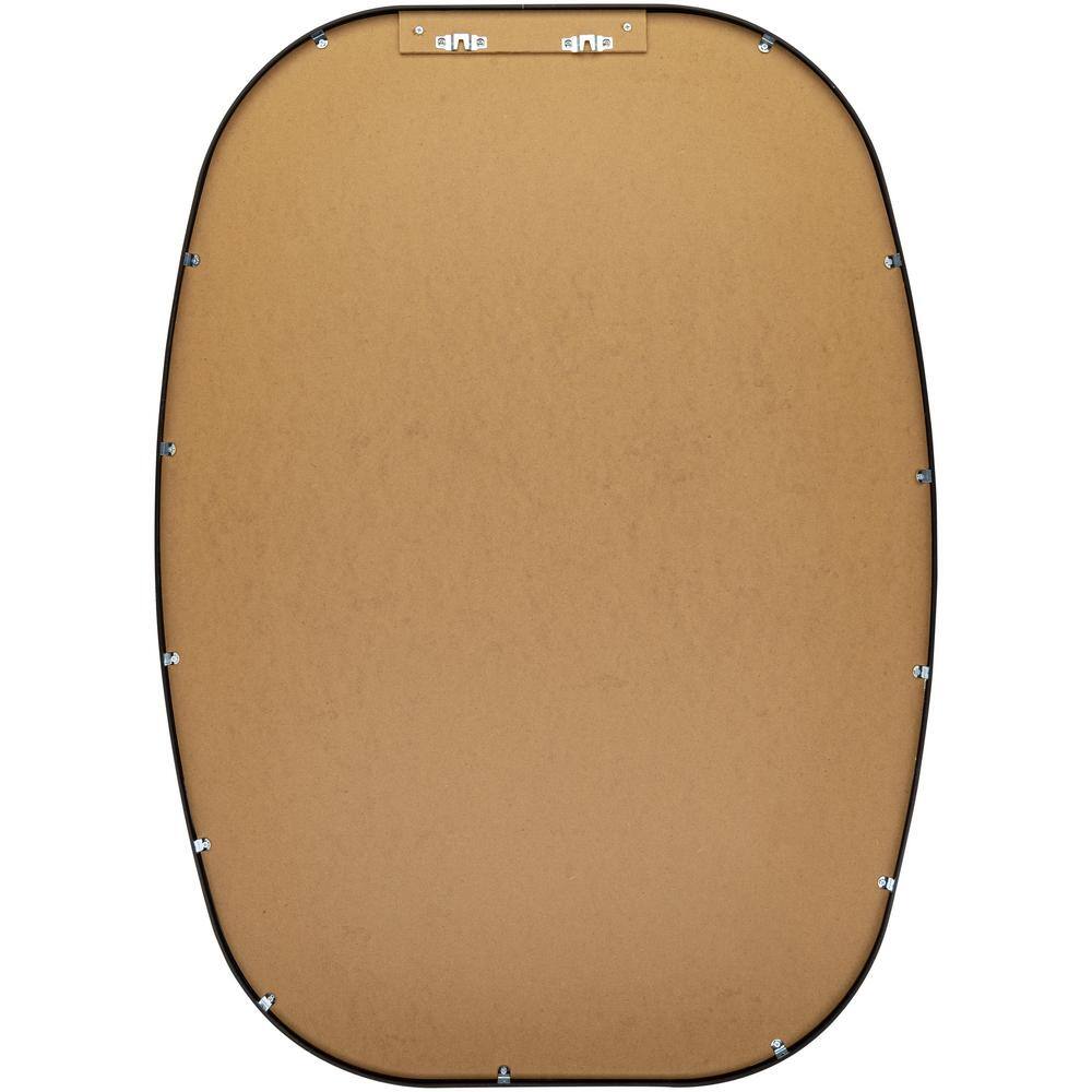 Surya Aranya 29.53" Vertical/Horizontal Rectangular Mirror in Silver and Gold