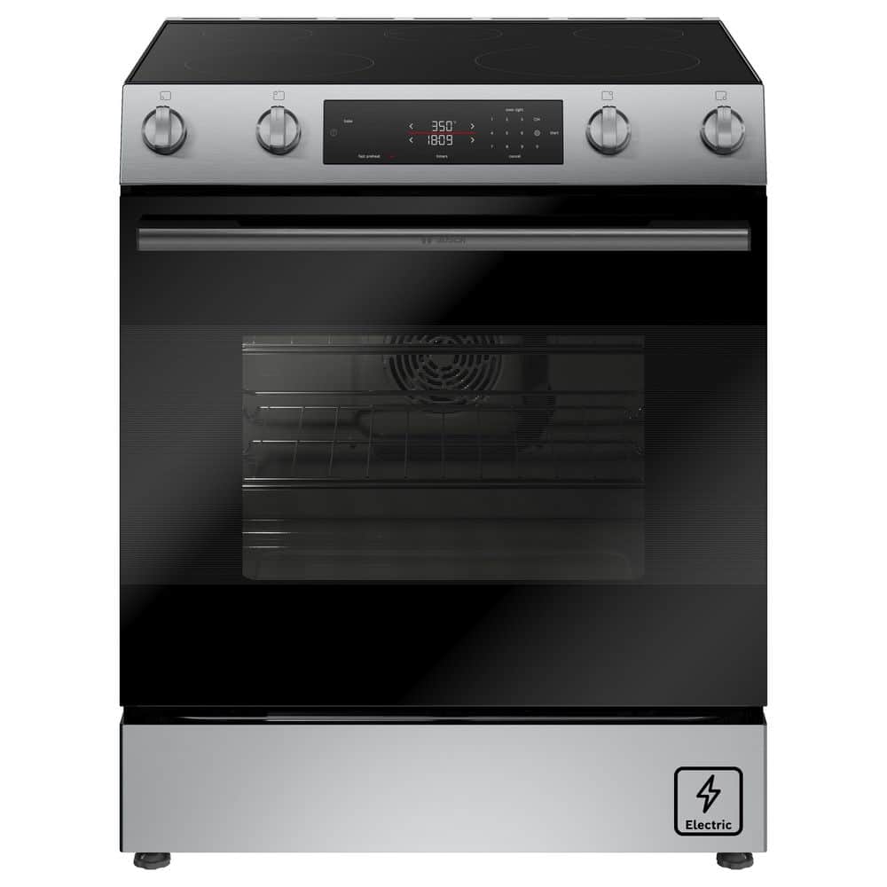 100 Series 30" 5.8 cu. ft. Slide-In Electric Range in Stainless Steel with True Convection Oven