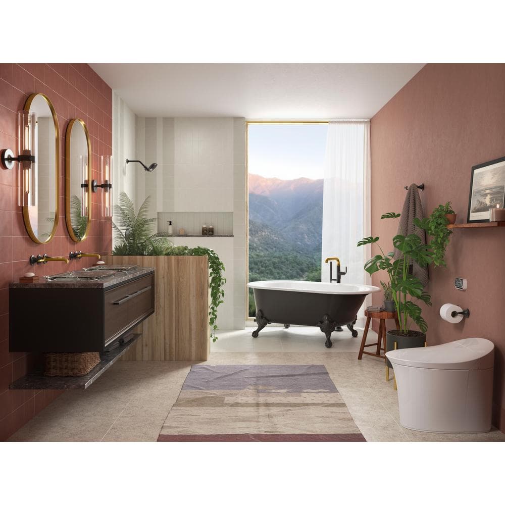 Polished Chrome Pivoting Toilet Paper Holder with Round Escutcheon