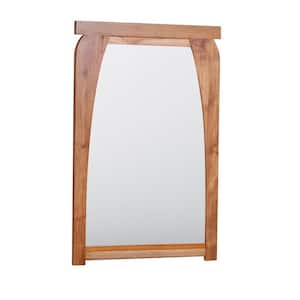 Tranquility 24 in. W x 35 in. H Framed Rectangular Beveled Edge Bathroom Vanity Mirror in Natural