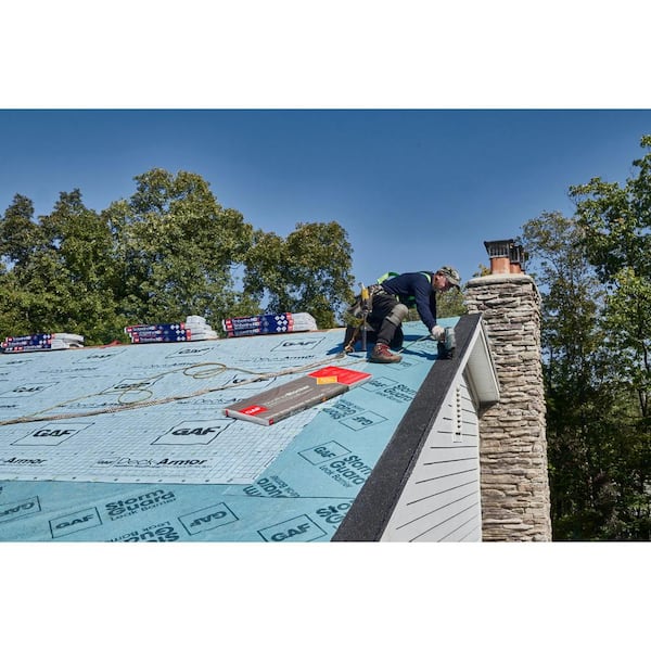 StormGuard 200 sq. ft. Synthetic Patterned-Surface Peel and Stick Roof Leak Barrier Roll