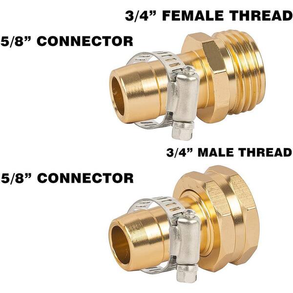 4 Set Garden Hose Repair Kit - 3/4 and 5/8 Garden Hose Repair