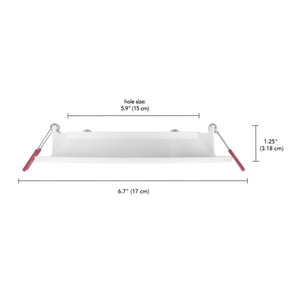 White Adjustable Color Temperature LED Recessed Light for Indoor/Outdoor Use