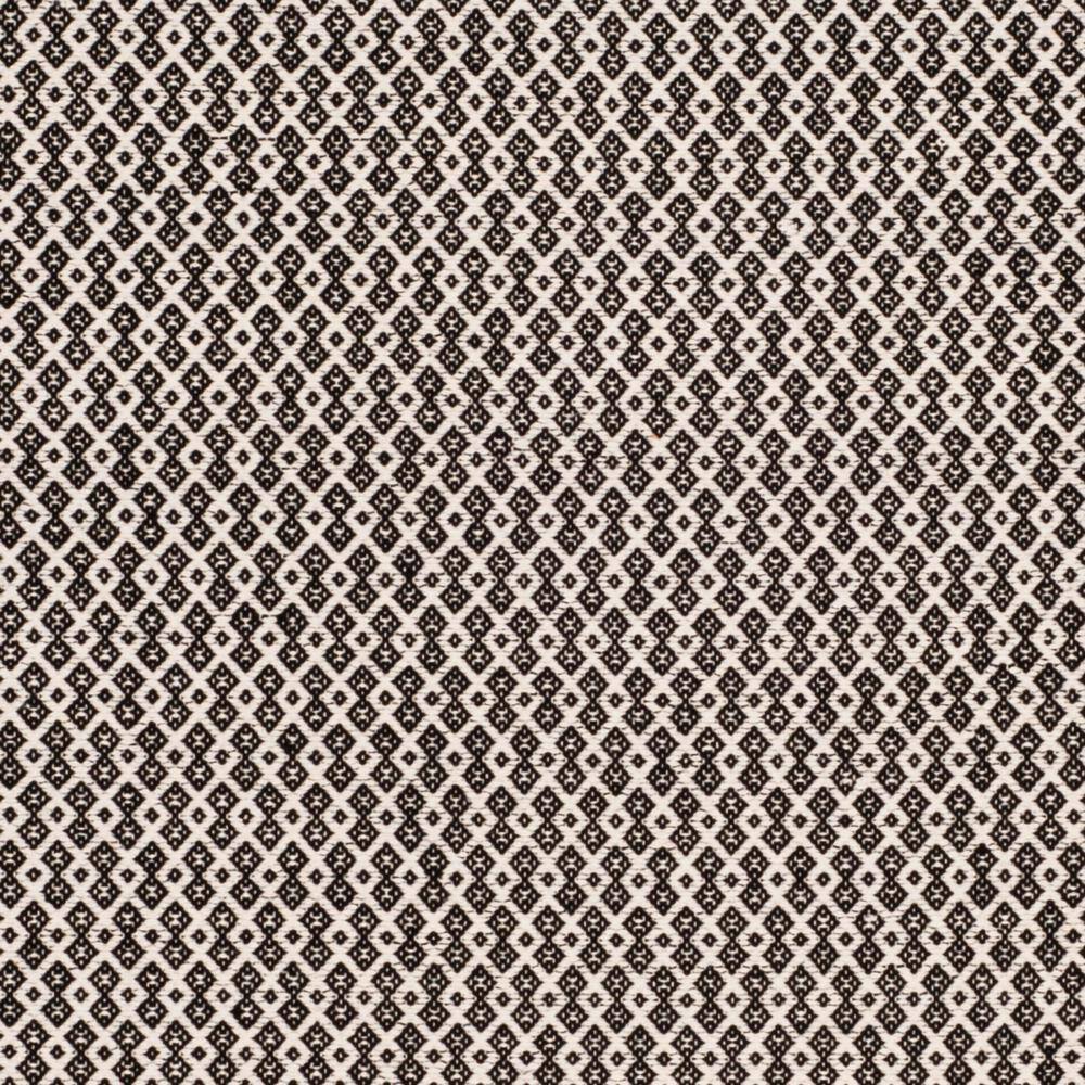 Ivory and Black Handwoven Cotton-Wool 8' x 10' Flatweave Rug