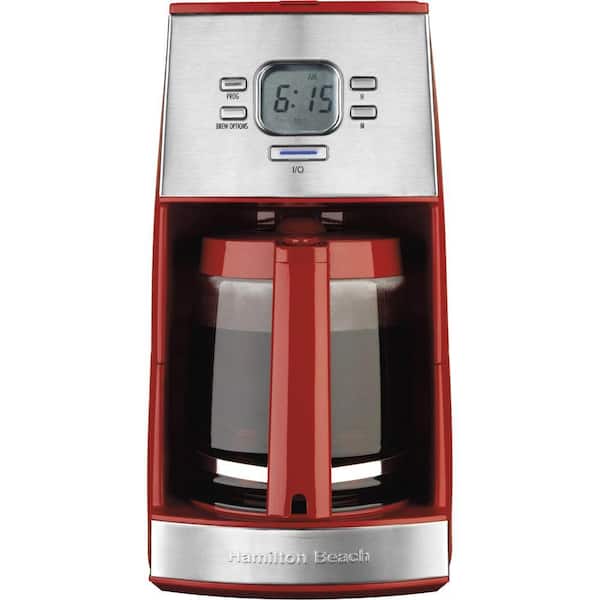 Hamilton Beach Ensemble 12-Cup Coffeemaker in Red