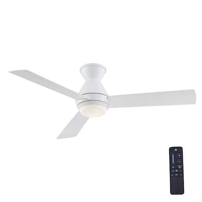 White Home Decorators Collection Ceiling Fans With Lights The Depot - Arlec Ceiling Fan Remote Control Instructions Dcf4840