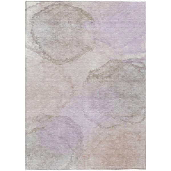 Chantille Machine Washable Indoor/Outdoor Abstract ACN2443 Taupe 3 ft. x 5 ft. Area Rug