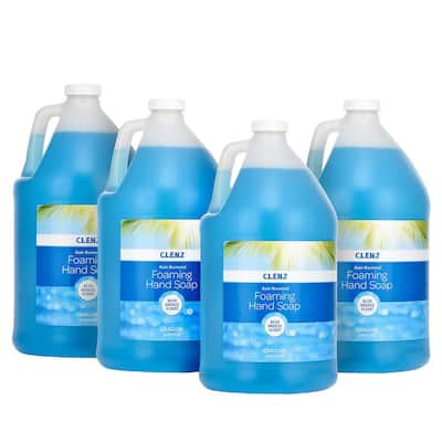 Clenz 128 fl. oz. Blue Breeze Scented Antibacterial Foam Hand Soap (4-Pack)