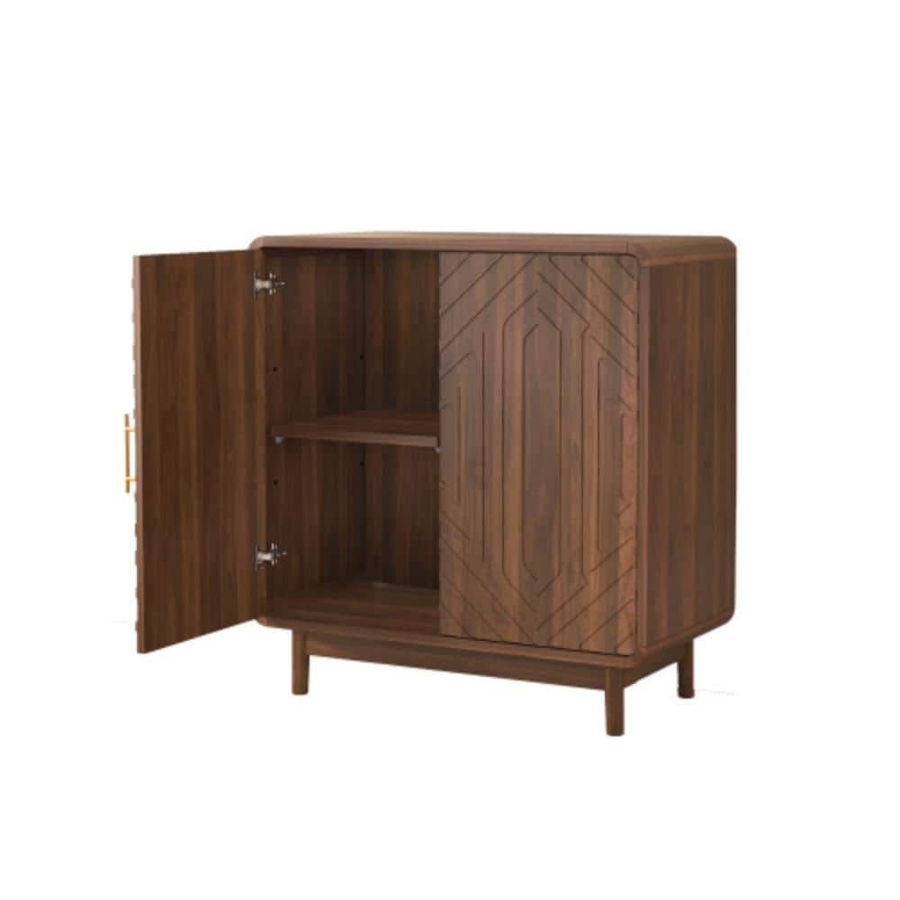 31.5 in. W x 15.75 in. D x 33.46 in. H Bathroom Brown Linen Cabinet price history on PriceWatchPro